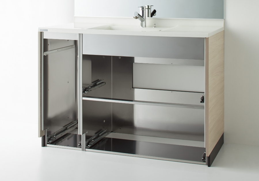 不鏽鋼櫃體適合濕度高的衛浴空間